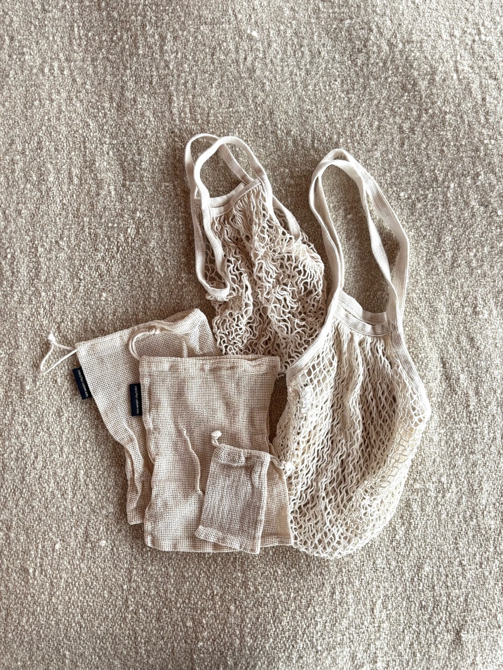 Zero Waste Reusable Cotton Mesh Bags